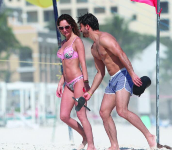 Captan a Geraldine Bazán con su nuevo amor