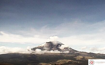 Reportan caída de ceniza en comunidades cercanas al "Popo"
