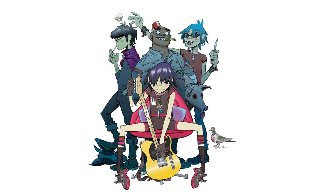 Gorillaz. Foto: EFE