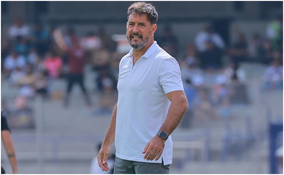 Gustavo Lema, DT de Pumas. Foto: Imago7