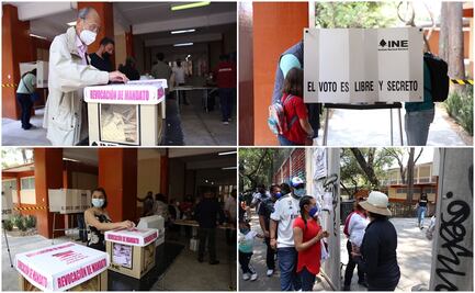 Cierran casillas de la consulta de revocación de mandato