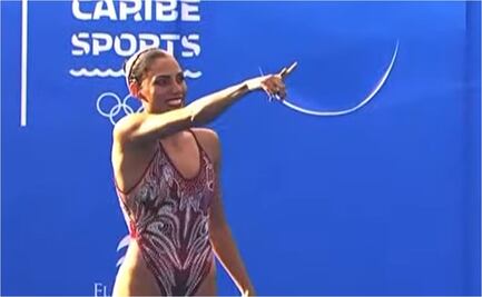 ¡LA MEJOR! Nuria Diosdado gana el oro en la categoría de Solo Libre en los Centroamericanos