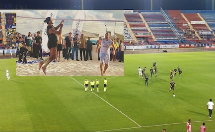 Ronaldinho brilla en partido de despedida en Cancún