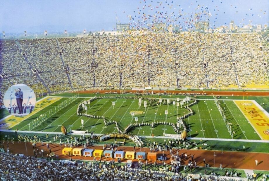 La patada inicial de los Super Bowl fue en 1967