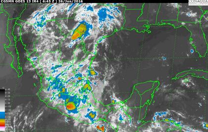 Lluvias de diferente intensidad afectarán la mayor parte del país