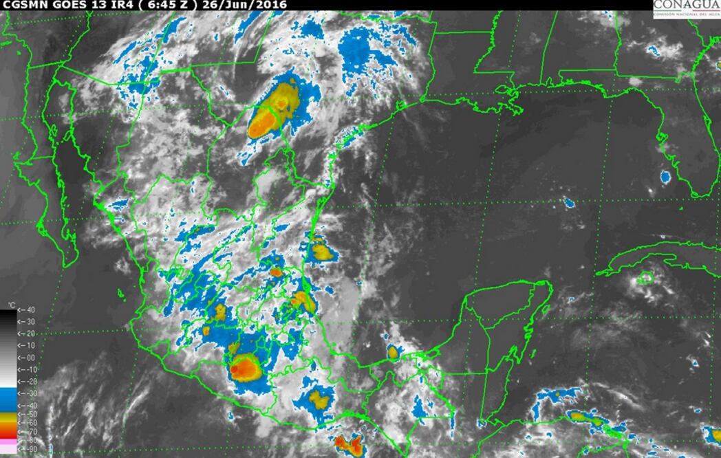 En la foto: Imagen satelital (SMN)