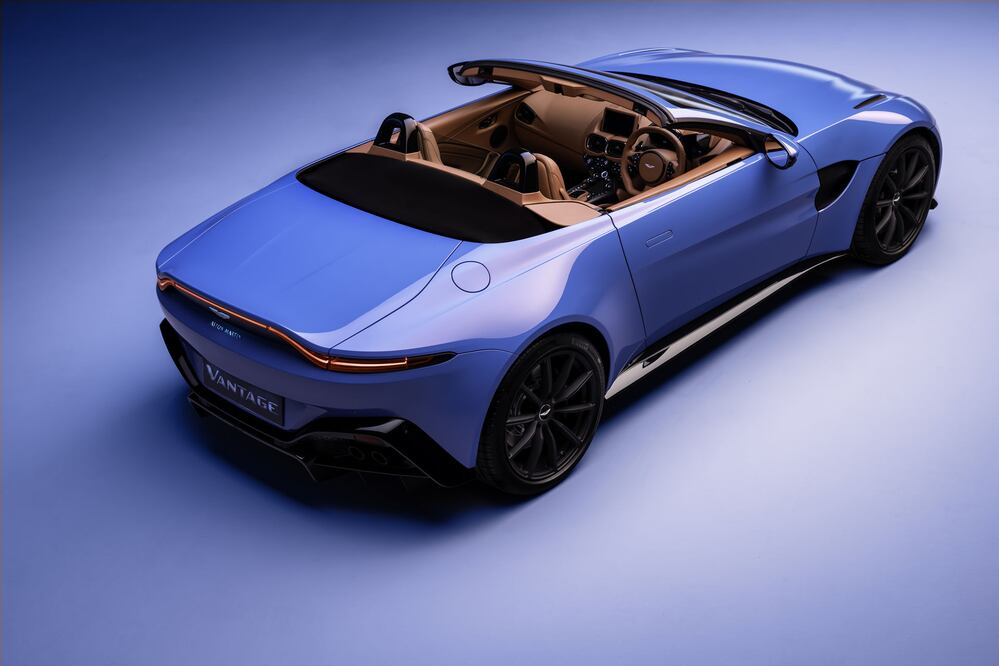 Aston Martin Vantage Roadster 2021, 503 caballos de fuerza a cielo abierto