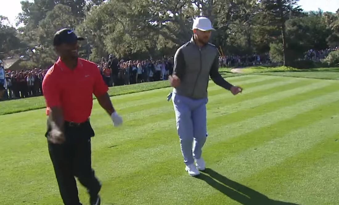 En el video se observa que después de la ejecución de Ribeiro se alinea con el interprete de 'Mirror' y al obtener la atención del público comienzan el típico baile de 'Carlton' (Tomada del Video)