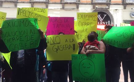 En Toluca, vecinos de Chimalhuacán exigen cierre de gasera clandestina