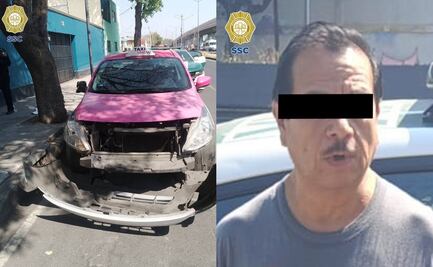 Motociclista muere tras ser atropellado por taxi en la Venustiano Carranza; conductor está detenido