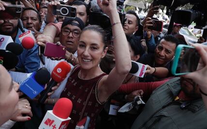 Movimiento de la 4T “más unido que nunca”, dice Sheinbaum al llegar a Consejo Nacional de Morena