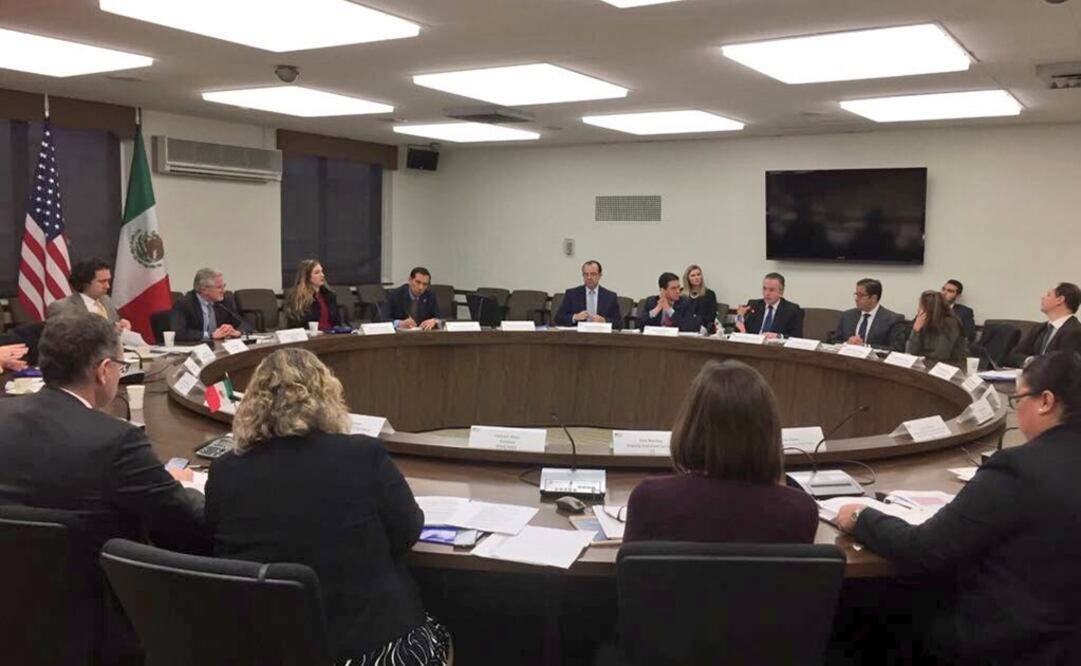 Discusión del noveno "Diálogo Anual Bilateral de Alto Nivel sobre Derechos Humanos" entre México y EU. (FOTO: TOmada de Twitter @miguelrcabanas)