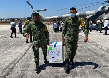 Llegan más de 22 mil vacunas contra Covid-19 a Chiapas