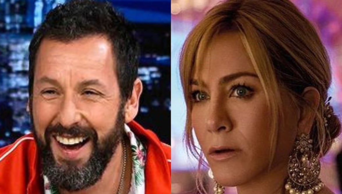 Adam Sandler y Jennifer Aniston. Fuente: Instagram @adamsandler y @queenaniston11