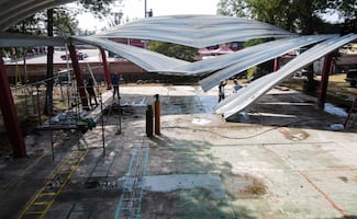 Al menos cuatro escuelas de Teotihuacán resultan dañadas tras granizada del fin de semana; suspenden clases en un plantel