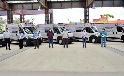 Entregan ambulancias en cinco comunidades de Oaxaca