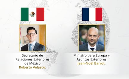 México y Francia celebran 200 años de relaciones diplomáticas; canciller Velasco llama a fortalecer cooperación bilateral