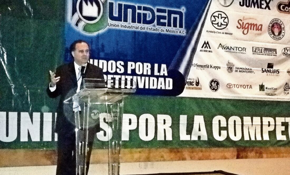 Francisco Cuevas, vocero de la Unidem, destaca la importancia del CEM para empresas mexiquenses (ESPECIAL)