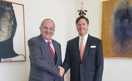 Jesús Seade se reúne con Christopher Landau, embajador de EU en México