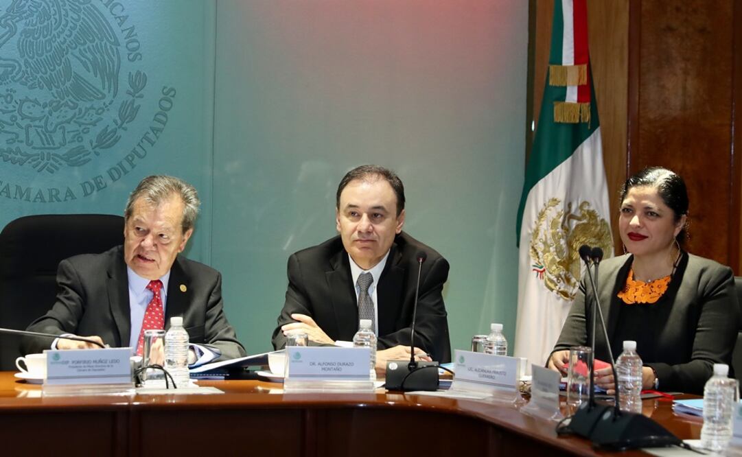 Alfonso Durazo estuvo en la Cámara de Diputados. Foto: Lucía Godínez/El Universal