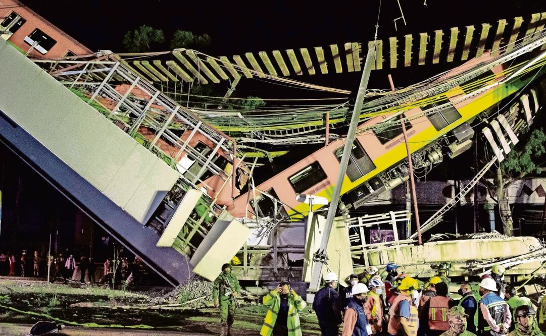 Grupo CICSA aseguró que el colapso de la L12 se debió a falta de mantenimiento y al diseño. Foto: Archivo EL UNIVERSAL