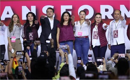 “Estoy muy contento”, dice AMLO por nueva dirigencia de Morena con su hijo “Andy” y Luisa María Alcalde