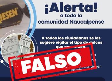 Falsa alerta de dulces con drogas afuera de escuelas: autoridades de Naucalpan