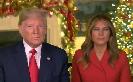 Con llamado a la unidad, Trump y Melania comparten mensaje navideño; agradecen labor de fuerzas armadas