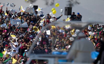 Católicos abandonan el predio El Caracol