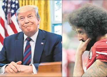 Kaepernick estaría en la NFL si fuera lo suficientemente bueno: Trump