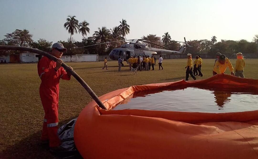 Incendio forestal, fuera de control en Veracruz; llegan aeronaves a combatirlo