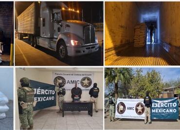 Golpe al crimen organizado en Sonora; aseguran más de una tonelada de metanfetamina, armas de uso militar y vehículos