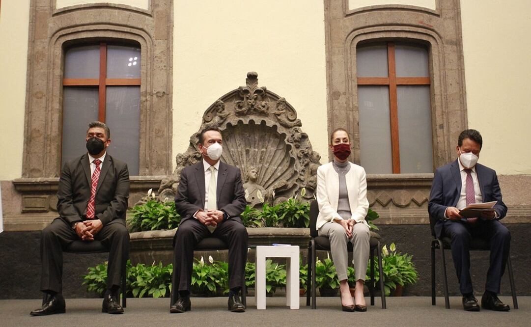 Sheinbaum Pardo dijo que las mujeres policías están ganando un reconocimiento por parte de los habitantes de la Ciudad de México. Foto: Especial 