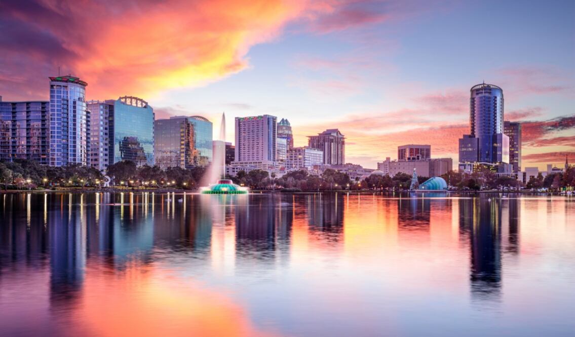 Eola Park, en el corazón del downtown. (Foto: Istock)