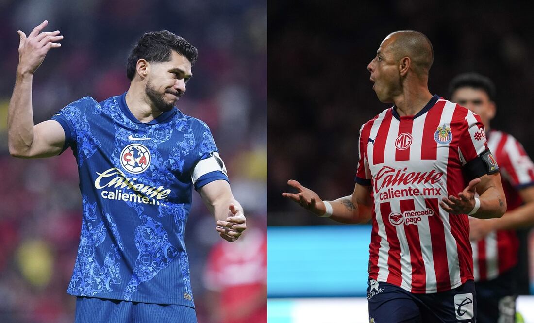 Henry Martín y Javier Hernández en lamento, durante la Jornada 17 del Apertura 2024 - Fotos: Imago7