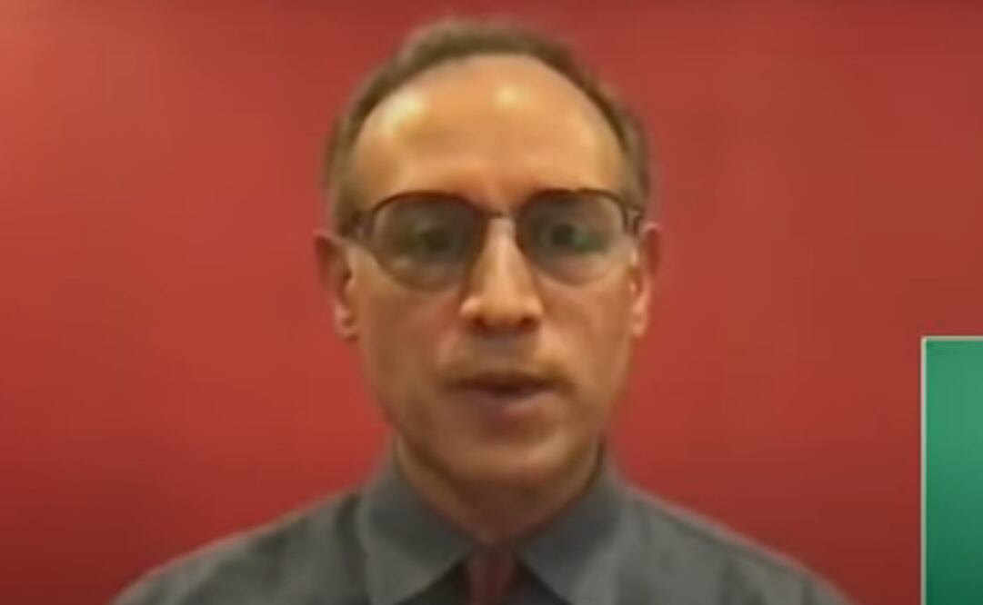 El subsecretario de Salud, Hugo López-Gatell, participó en la conferencia de Covid-19 de manera virtual. FOTO: captura de pantalla