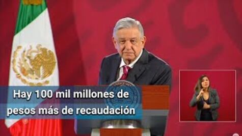 Es “un milagro” el aumento de la recaudación fiscal en los primeros cinco meses del año: AMLO
