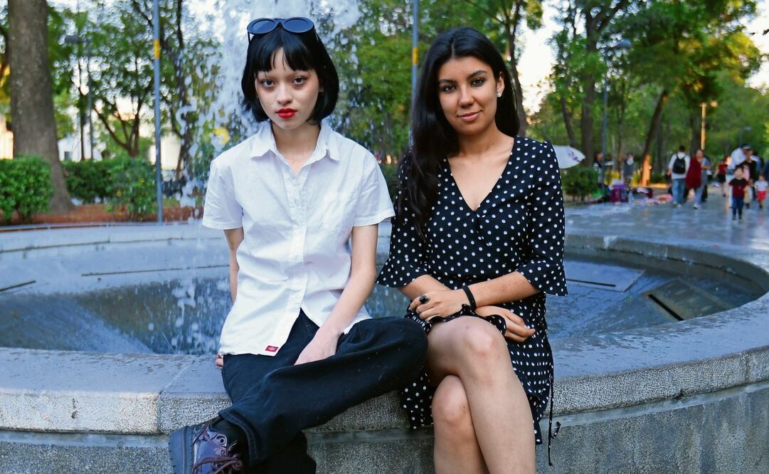 Las cineastas emergentes Renata Elizondo y Diana Estrada, quienes estudian la carrera en Arte 7 y SAE Institute México, respectivamente. (11/02/2025) Foto: Archivo | El Universal