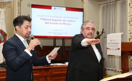 Ricardo Sodi Cuellar rinde protesta como nuevo presidente del TSJEM