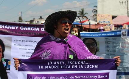 Marchan en Chimalhuacán por la desaparición de Norma Dianey García