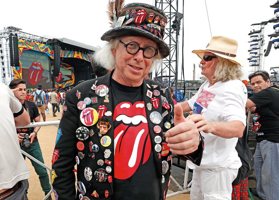 Rockeros presumieron su fanatismo (LUIS CORTÉS. EL UNIVERSAL)