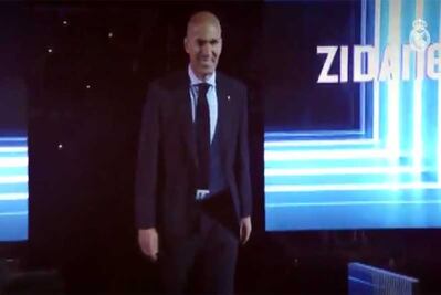 Así despiden los jugadores del Real Madrid a Zinedine