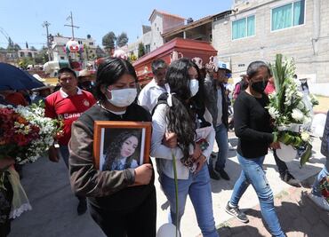 Despiden a Jalix Rubio, víctima de feminicidio en comunidad otomí del Edomex