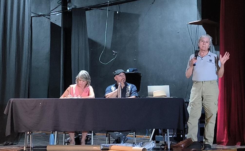 La sesión extraordinaria “Región Maya, problemas culturales y socioambientales”, realizada el 24 de mayo en la Casa de la Cultura de Solidaridad, en Playa del Carmen. Foto: Adriana Varillas/EL UNIVERSAL.