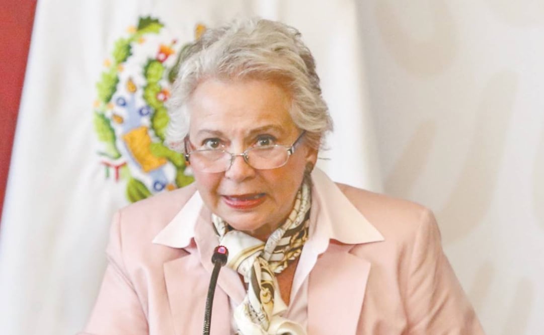 Olga Sánchez Cordero, presidenta del Senado.  Foto: Archivo/EL UNIVERSAL.