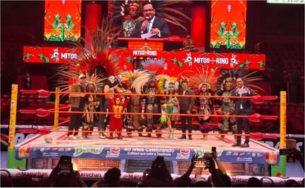 El CMLL presenta Mitos en el Ring, propuesta que mezla lucha, danza, teatro e historia prehispánica