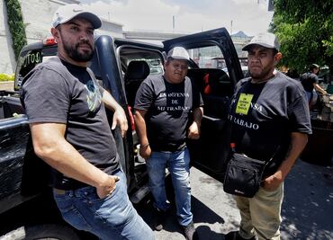 Con palos y tubos, surgen autodefensas del transporte en Edomex