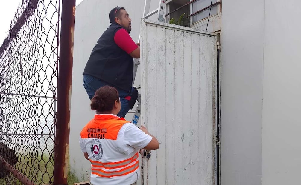 Para reforzar el monitoreo del coloso, instalaron un equipo para medir las probables deformaciones del terreno. | Foto: Especial.
