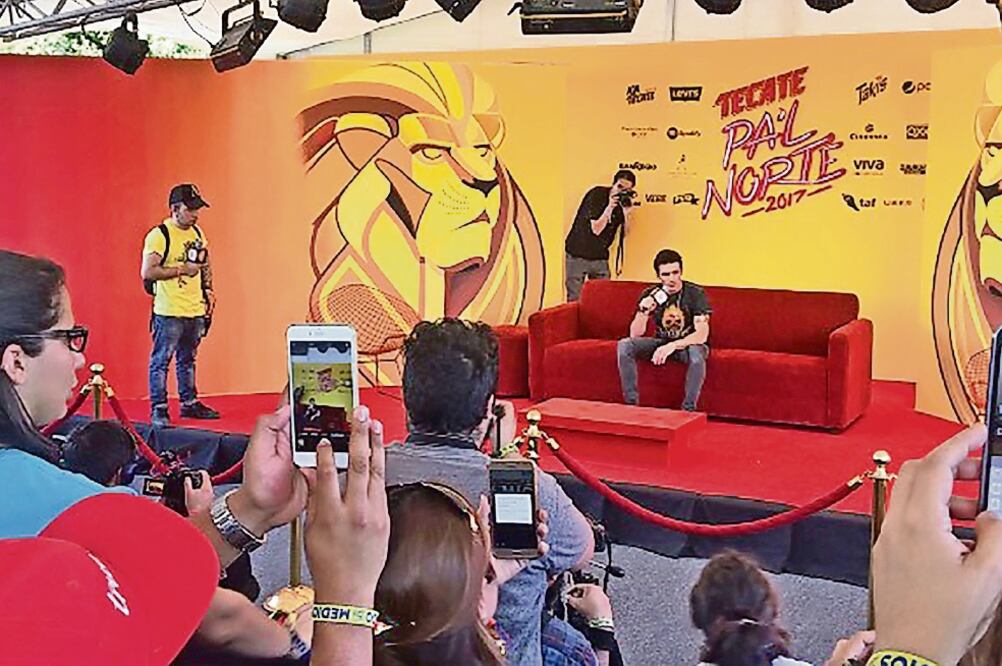 El músico ofreció una charla con los medios previo a su presentación. (JANET MÉRIDA. EL UNIVERSAL)