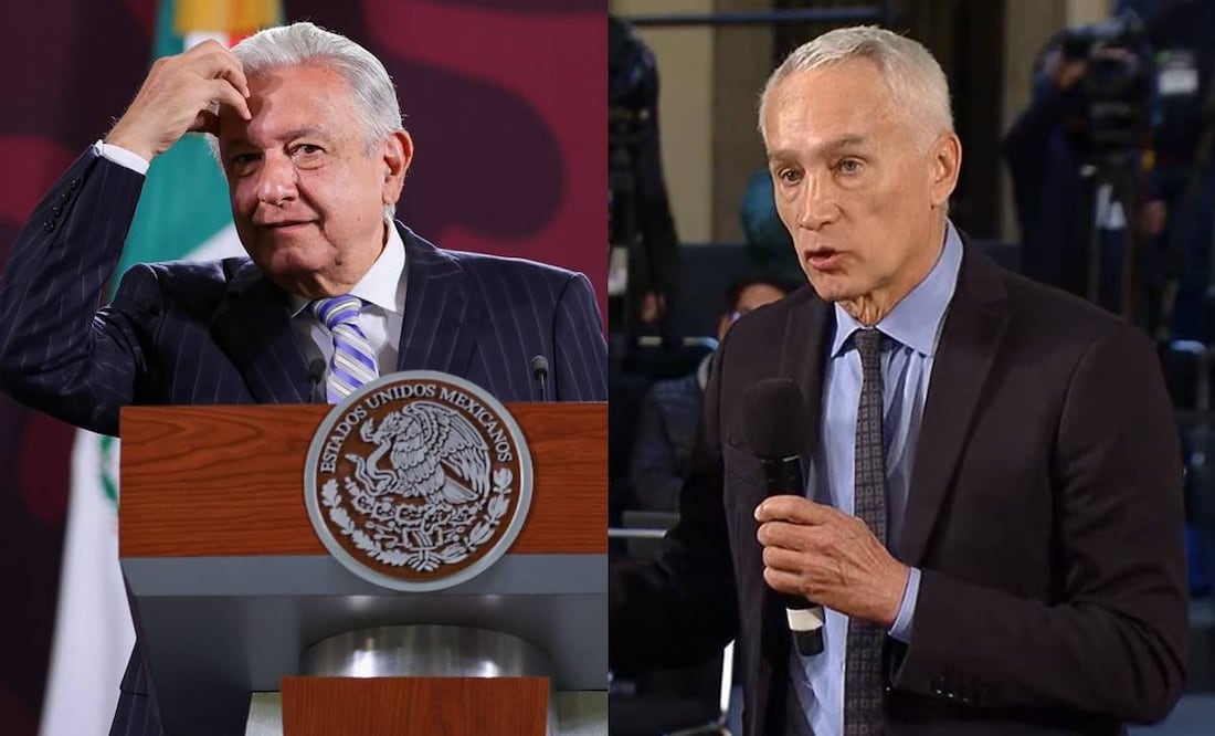 Andrés Manuel López Obrador y Jorge Ramos. Foto: EL UNIVERSAL